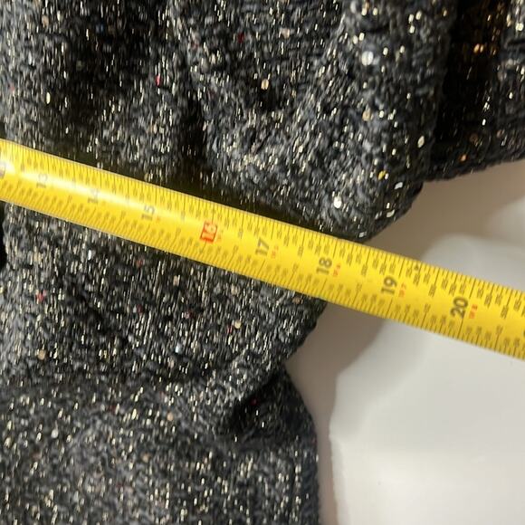 L’Agence CHAMBERLAIN SEQUIN EMBELLISHED‎ METTALIC MULTI TWEED BLAZER SIZE 10 - Picture 5 of 12